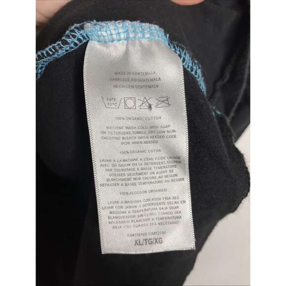 Quiksilver Men's XL Black T-Shirt Abstract Surf - Picture 4 of 6